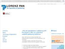 Tablet Screenshot of lorenzpan.com